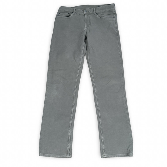 Faherty Stretch Terry 5-Pocket Pant Men’s 32 x 32 Gray Classic Straight Leg - Picture 1 of 10